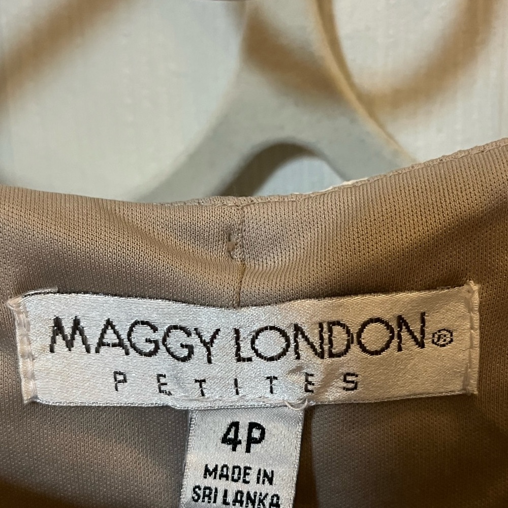 NWT! Maggy London Petites Elegant Lace Sleeveless Dress - Picture 3 of 9